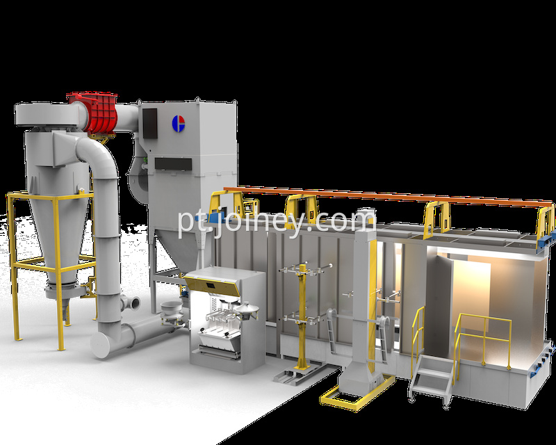 MDF powde spray booth system1 1